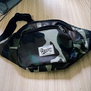 Camo fanny pack .